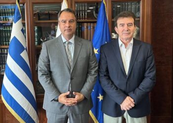 Ολοκληρώνεται το νέο κτίριο της Διεύθυνσης Αστυνομίας Αιτωλίας-Συνάντηση Παπαθανάση- Χρυσοχοΐδη