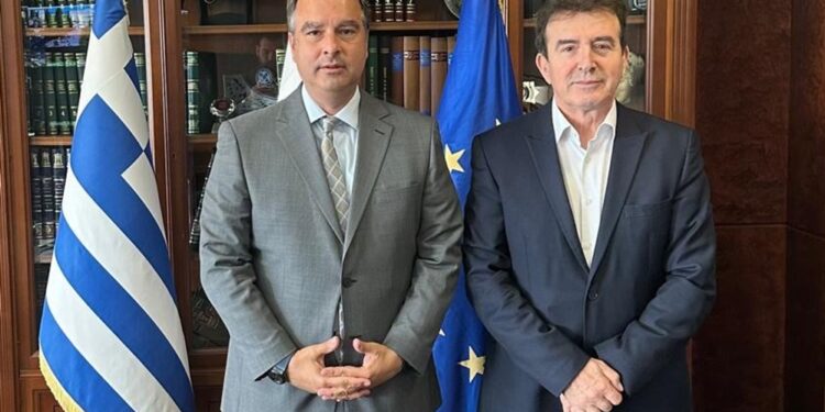 Ολοκληρώνεται το νέο κτίριο της Διεύθυνσης Αστυνομίας Αιτωλίας-Συνάντηση Παπαθανάση- Χρυσοχοΐδη