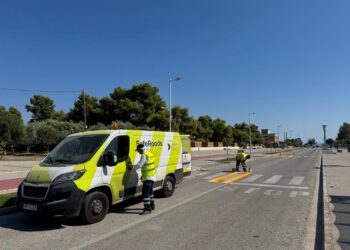 Νέες διαγραμμίσεις πεζών για ασφαλέστερα σχολεία στο Μεσολόγγι