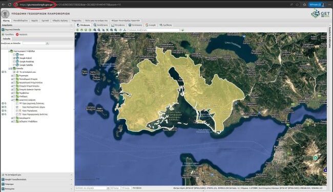 Την εφαρμογή γεωχωρικών δεδομένων G.I.S. παρουσίασε ο Δήμος Μεσολογγίου
