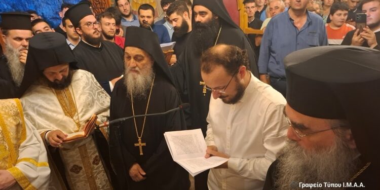 Ι.Μ. Αγίας Ελεούσης, Κουρά Μοναχού Ιγνατίου Γοργολίτσα μετά από πολλά χρόνια