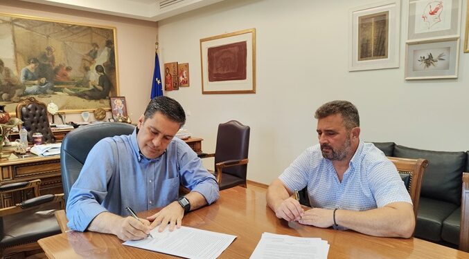  Υπογραφή Σύμβασης για την Ανάδειξη Πεζοπορικών Μονοπατιών στον Δήμο Αγρινίου