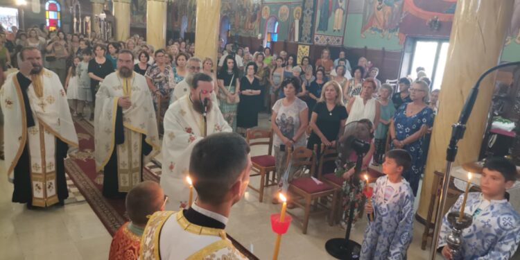 Εορτή της Μεγαλομάρτυρος Αγίας Παρασκευής στον Ι.Ν Αγίας Παρασκευής Αμφιλοχίας