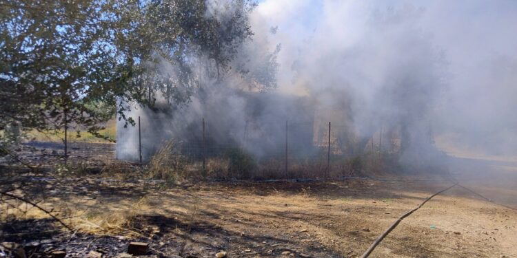 Πυρκαγιά στην περιοχή “Μπούζα” Αιτωλικού