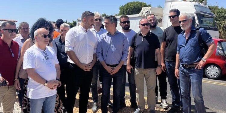 Χ. Δήμας: Αυτοψία στο έργο κατασκευής και αναβάθμισης της οδικής σύνδεσης Βόνιτσας – Λευκάδας