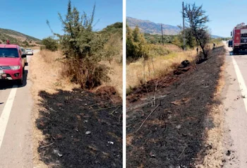 Αμφιλοχία: Νέα φωτιά λίγα μέτρα από το πρόσφατο μέτωπο