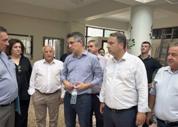 Στο Λύκειο Κατούνας ο Υπουργός Υποδομών και ο Γ.Γ-επιθεώρησε τις εργασίες ανακαίνισης