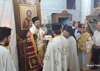 Τρίκλινο Βάλτου, Ναός Μεταμορφώσεως του Σωτήρος, Εσπερινός