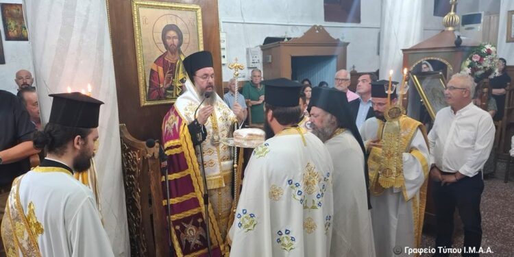 Τρίκλινο Βάλτου, Ναός Μεταμορφώσεως του Σωτήρος, Εσπερινός