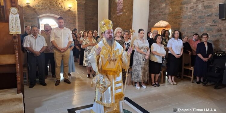 Αιτωλ/νία: Με λαμπρότητα εορτάσθηκε η εορτή της Μεταμορφώσεως του Σωτήρος Χριστού