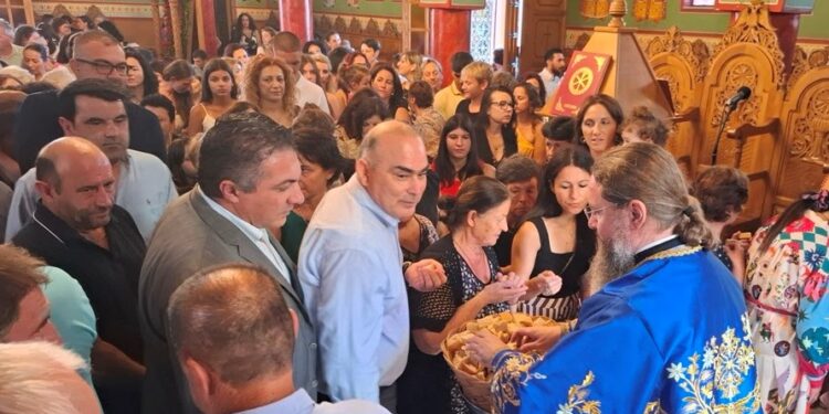 Με λαμπρότητα εορτάσθηκε Εορτή της Κοιμήσεως της Υπεραγίας Θεοτόκο στην Πλαγιά Βονίτσης