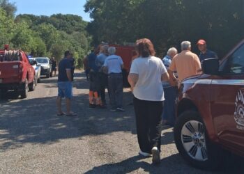 Κινητοποίηση για τρεις εστίες φωτιάς στην Κωνωπίνα Ακτίου -Βόνιτσας (φωτο)