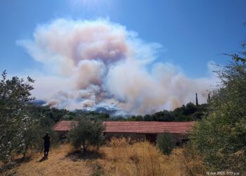 Τώρα|Μεγάλη πυρκαγιά στη Σταμνά – Ήχησε το 112: “Απομακρυνθείτε προς Μεσολόγγι..”
