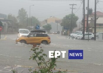 H βροχή έγινε πλημμύρα στην Κέρκυρα