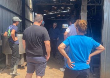 Επίσκεψη του Υφυπουργού Κώστα Καραγκούνη στις πυρόπληκτες περιοχές