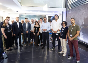 Επίσκεψη του Πρωθυπουργού Κυριάκου Μητσοτάκη στις εγκαταστάσεις της εταιρείας ICEYE