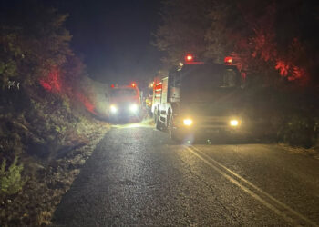 Φωτιά μεταξύ Άνω & Κάτω Κεράσοβου Μακρυνείας