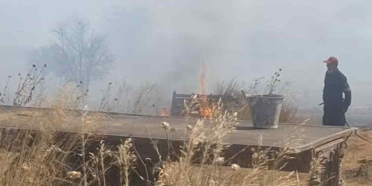 Μεγάλη φωτια και στον Γαλατά