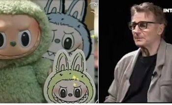 Όταν ο Λίαμ Νίσον συνάντησε τα Labubu – Η αμήχανη αντίδρασή του