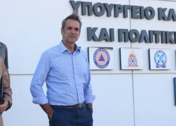 Στην Πολιτική Προστασία ο Πρωθυπουργός Κ. Μητσοτάκης