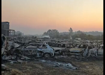 Κάτω Αχαΐα: Πάνω από 1.000 κατεσχεμένα αυτοκίνητα του ΟΔΔΥ έγιναν στάχτη από τη φωτιά