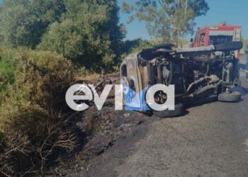 Θανατηφόρο τροχαίο στην Εύβοια: Σύγκρουση τζιπ με μηχανή – Ένας νεκρός, 3 τραυματίες