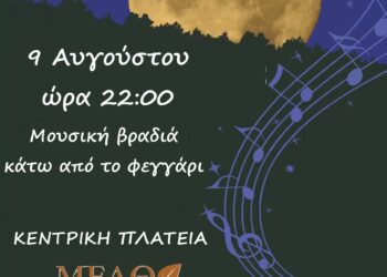 Μύτικας|Μουσική βραδιά κάτω από το φεγγάρι