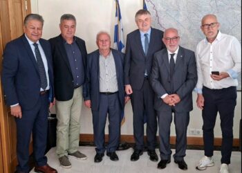 Συνάντηση των Αντιπεριφερειαρχών, Π. Σακελλαρόπουλου  και  Αθλητισμού, Π. Αντωνόπουλου με τον Πρέσβη της Βοσνίας και Ερζεγοβίνης , Ντράγκαν Βούκοβιτς