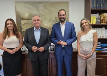 Συναντήσεις του Φαρμάκη-Παπαθανάση & Κατσαφάδο για τα έργα υποδομών στις πυρόπληκτες περιοχές της Δυτικής Ελλάδας