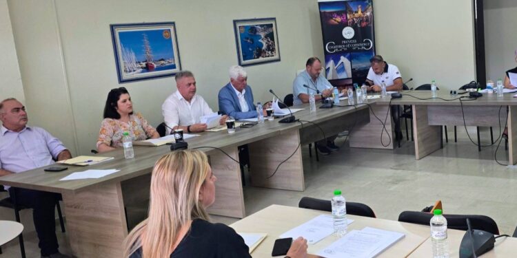 Η ετήσια Γενική Συνέλευση της ΕΤΑΝΑΜ στα γραφεία του Επιμελητηρίου στην Πρέβεζα.