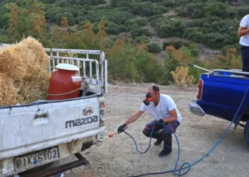 Προστέθηκαν νέοι σταθμοί απολύμανσης για την ευλογιά των αιγοπροβάτων σε Αιγιάλεια και Θέρμο