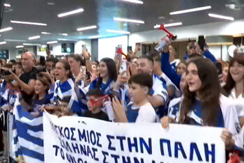 Θεσσαλονίκη: Θριαμβευτική υποδοχή για τον παγκόσμιο πρωταθλητή Κουγιουμτσίδη