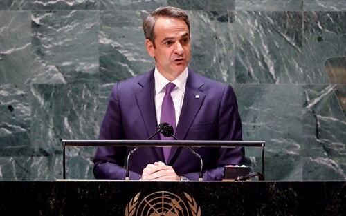 Μητσοτάκης στον ΟΗΕ: «Στοχεύουμε στον διάλογο και την ειρηνική συνύπαρξη με τους γείτονες»