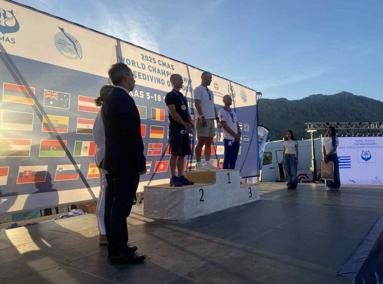 Μύτικας: Με την τελετή λήξης και τις απονομές ολοκληρώθηκε το Παγκόσμιο Πρωτάθλημα Ελεύθερης Κατάδυσης