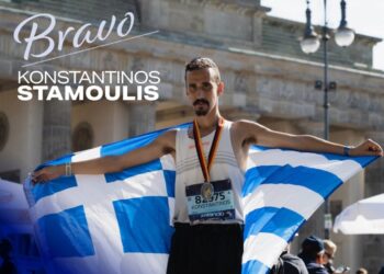 Εντυπωσιακή εμφάνιση του Κώστα Σταμούλη στον Μαραθώνιο του Βερολίνου