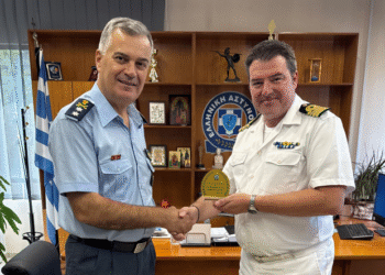 Εθιμοτυπική επίσκεψη του Διοικητή του Ναυτικού Σταθμού Ιονίου στη Γενική Περιφερειακή Αστυνομική Διεύθυνση Δυτικής Ελλάδας