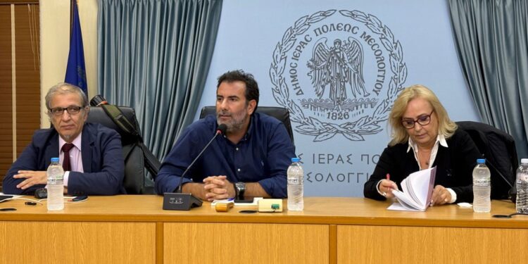 Επιτυχής παρουσίαση των Εναλλακτικών Σεναρίων του Τοπικού Πολεοδομικού Σχεδίου Δήμου Μεσολογγίου