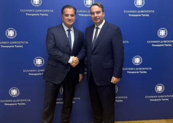 Συνάντηση του Βουλευτή Αιτωλοακαρνανίας Θανάση Παπαθανάση με τον Υπουργό Υγείας Άδωνι Γεωργιάδη