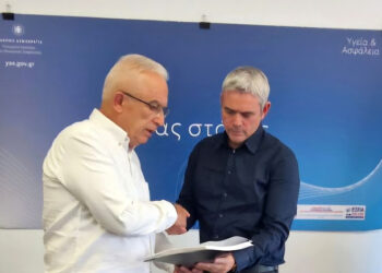 Με τον Υφυπουργό Εργασίας Κώστα Καραγκούνη συναντήθηκε ο Δήμαρχος Αμφιλοχίας