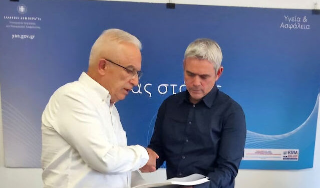 Με τον Υφυπουργό Εργασίας Κώστα Καραγκούνη συναντήθηκε ο Δήμαρχος Αμφιλοχίας