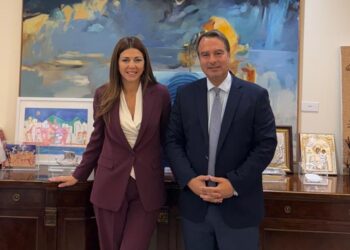 Συνάντηση του Βουλευτή Αιτωλ/νίας Θανάση Παπαθανάση με την Υπουργό Παιδείας Σοφία Ζαχαράκη