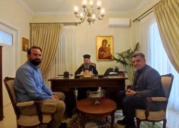 Παράδοση των Μελετών και της Οικοδομικής Άδειας για την Δημιουργία του Διοικητικού Κέντρου της Ι. Μ. Αιτωλοακαρνανίας στο Αγρίνιο