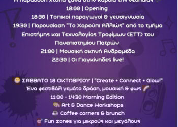 Πρόγραμμα για το 1ο Φεστιβάλ Νεολαίας Δημοτικού Συμβουλίου Νέων Δήμου Αγρινίου