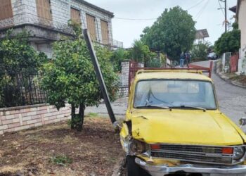 “Τρελή” πορεία” αγροτικού οχήματος στο Θέρμο