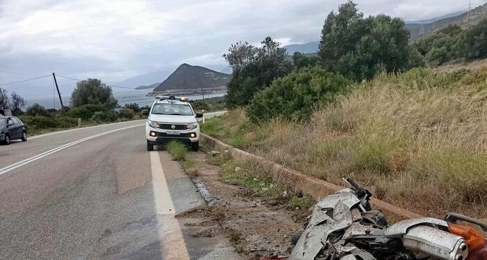 Τραγωδία κοντά στη Ναύπακτο– Νεκρός μοτοσικλετιστής σε τροχαίο