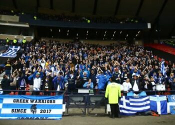 Πλούσια ελληνική παρουσία στο Χάμντεν Παρκ για την Εθνική