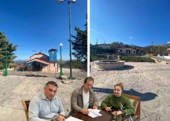 Ξεκινά η ανάπλαση της πλατείας Κομπωτής| “Συνεχίζουμε την προσπάθεια για ένα Δήμο με αναβαθμισμένες υποδομές” λέει ο Θ. Κασόλας