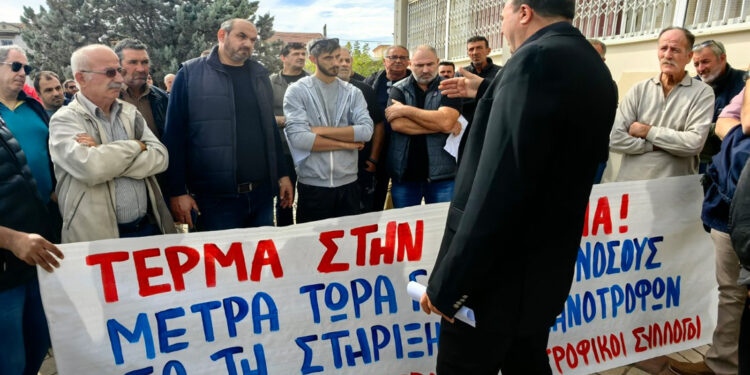 Κινητοποίηση &  μηχανοκίνητη πορεία  αγροτοκτηνοτρόφων στην Π.Ε Αιτωλοακαρνανίας στο Μεσολόγγι