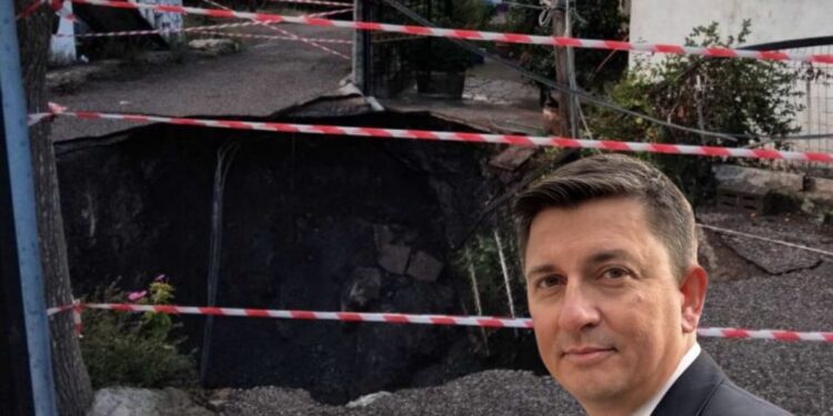 Τριανταφυλλάκης για τον κρατήρα στις Φυτείες: Παρακολουθούμε το φαινόμενο και βρισκόμαστε σε ετοιμότητα