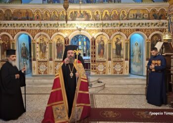 Αρχιερατική Θεία Λειτουργία στο Χρυσοβέργι Μεσολογγίου